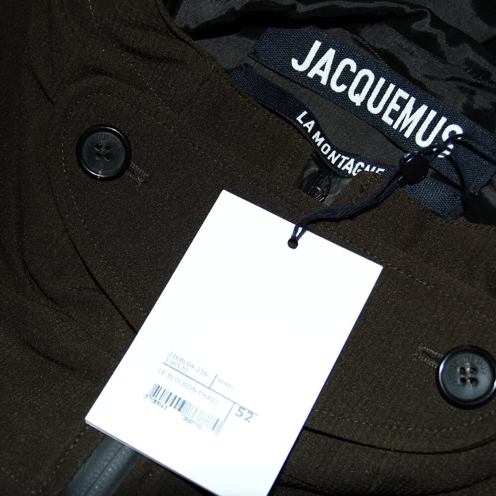 BNWT AW21 JACQUEMUS LE BLOUSON DRAIO JACKET 52 - Picture 8 of 12